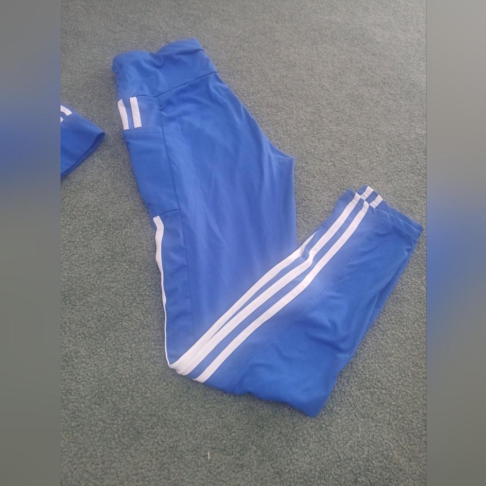 Blue Women's Two-Piece Track Jacket & Pants Set - Picture 4 of 9